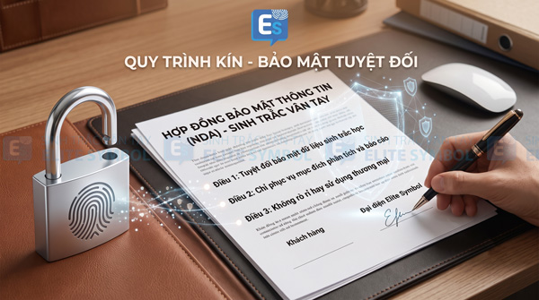 Ký hợp đồng bảo mật thông tin NDA trước khi lấy mẫu sinh trắc vân tay
