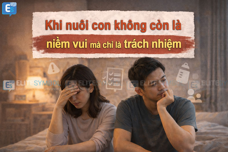 Cha mẹ mệt mỏi khi nuôi con chỉ còn là trách nhiệm