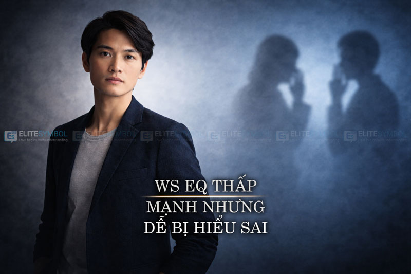 Hình ảnh WS trong ánh sáng lạnh, thể hiện lập trường mạnh nhưng thiếu EQ khiến người khác dè chừng và dễ hiểu sai.