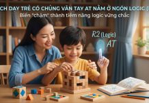 Cách dạy trẻ có chủng vân tay AT nằm ở ngón Logic (R2)
