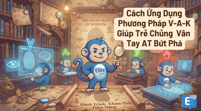 Phương pháp V-A-K giúp trẻ chủng vân tay AT Núi bứt phá học tập