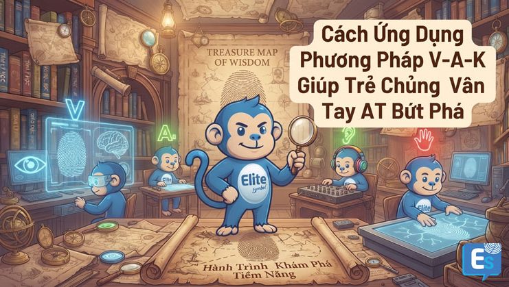 Phương pháp V-A-K giúp trẻ chủng vân tay AT Núi bứt phá học tập
