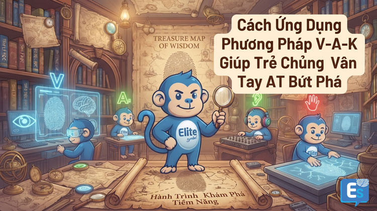 Phương pháp V-A-K giúp trẻ chủng vân tay AT Núi bứt phá học tập