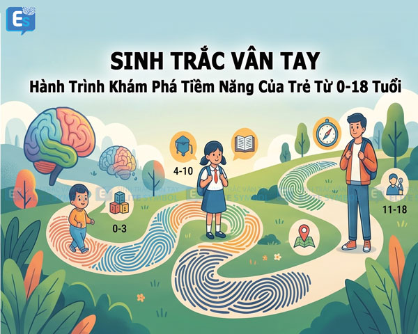 Sinh trắc vân tay và hành trình khám phá tiềm năng của trẻ từ 0-18 tuổi cùng Elite Symbol