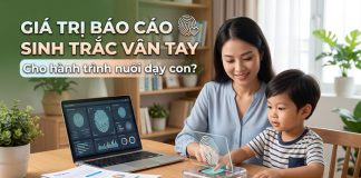 Báo cáo sinh trắc vân tay hỗ trợ cha mẹ trên hành trình nuôi dạy và thấu hiểu con
