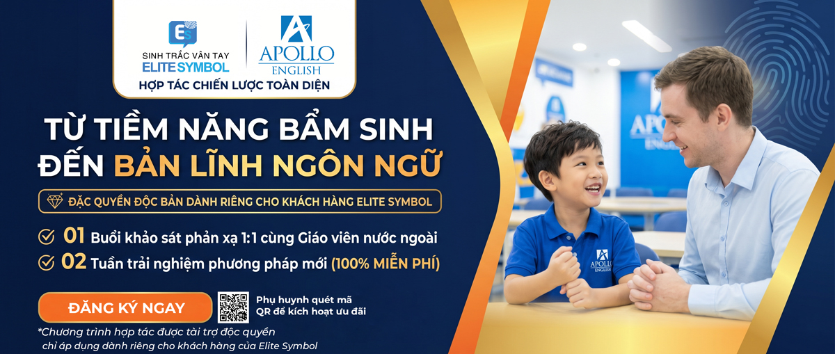 Elite Symbol hợp tác chiến lược cùng Apollo English kích hoạt tiềm năng ngôn ngữ cho trẻ